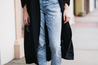 90’s Throwback denim mom jeans white t shirt ankle boots street style fall autumn trends 2016 // Charleston Fashion Blogger Dannon Like The Yogurt