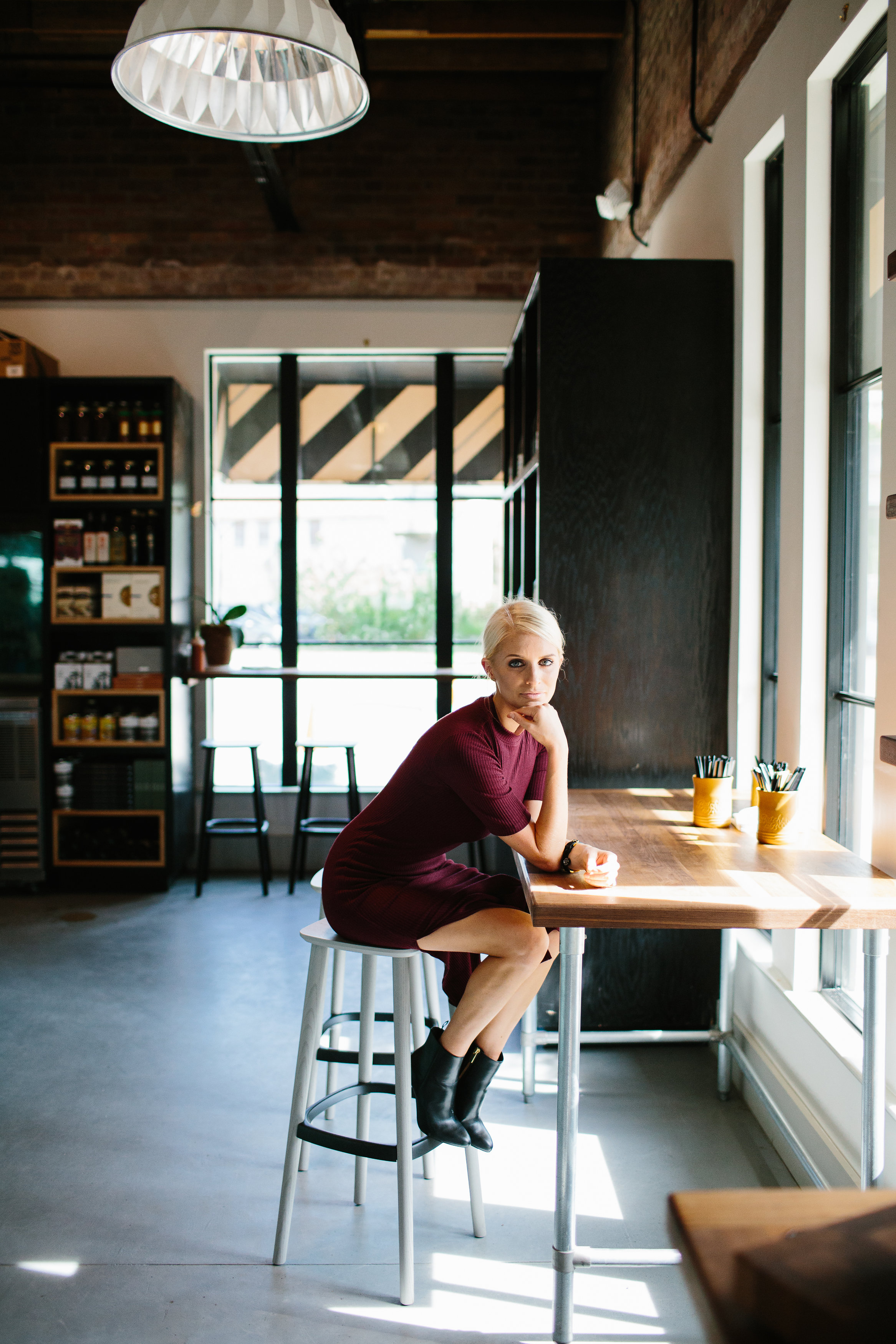 Garnet and Black Forever 21 Ribbed Midi Dress // Charleston Blogger Dannon Like The Yogurt