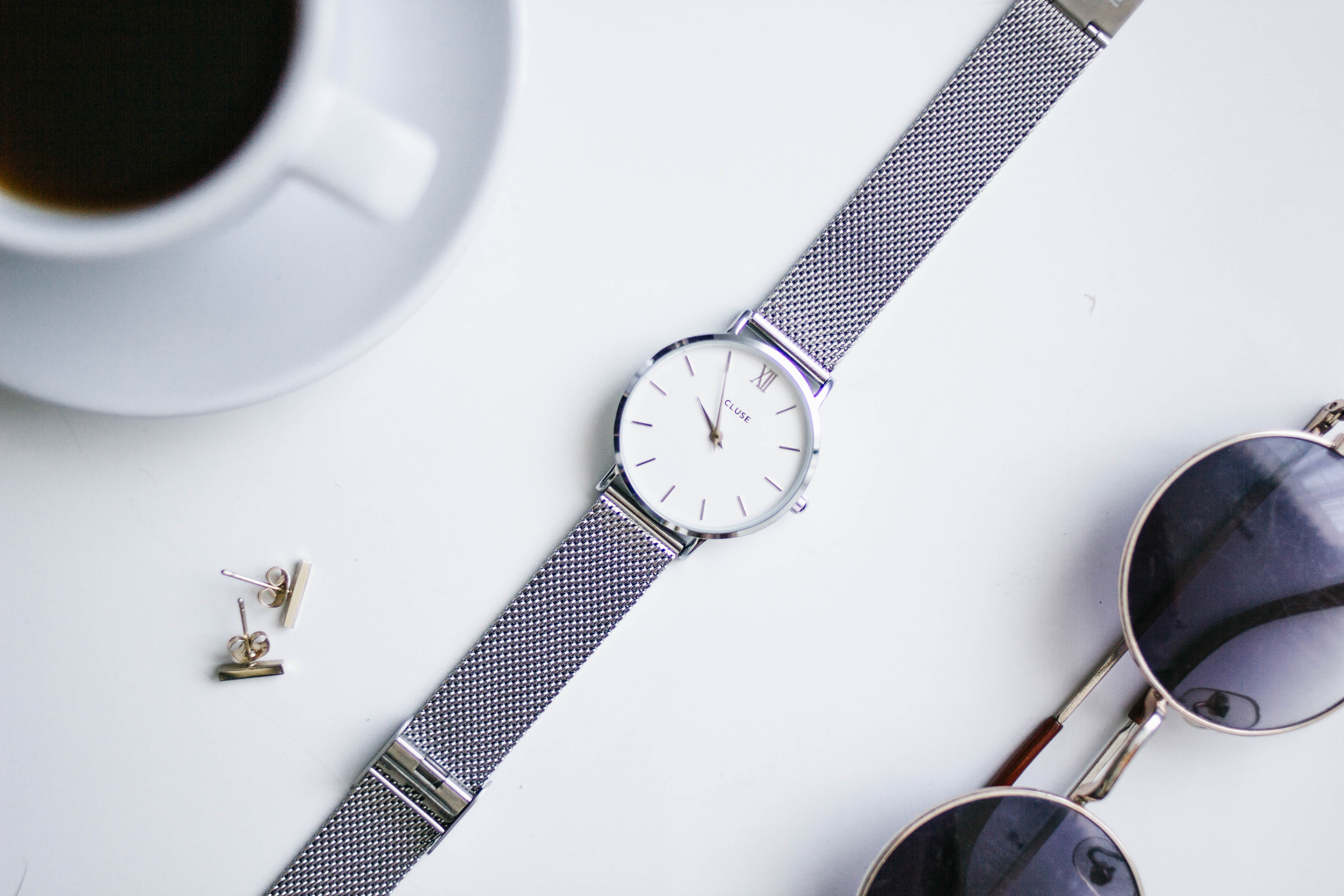 Cluse Watches Silver Mesh // Charleston Blogger Dannon Like The Yogurt