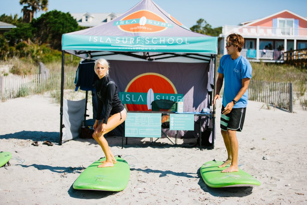 Isla Surf School surfing lessons folly beach, sc // Charleston Fashion Blogger Dannon K. Collard Like The Yogurt