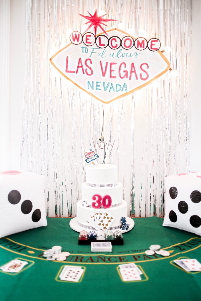 30th birthday girl vegas themed dannon k collard charleston party4