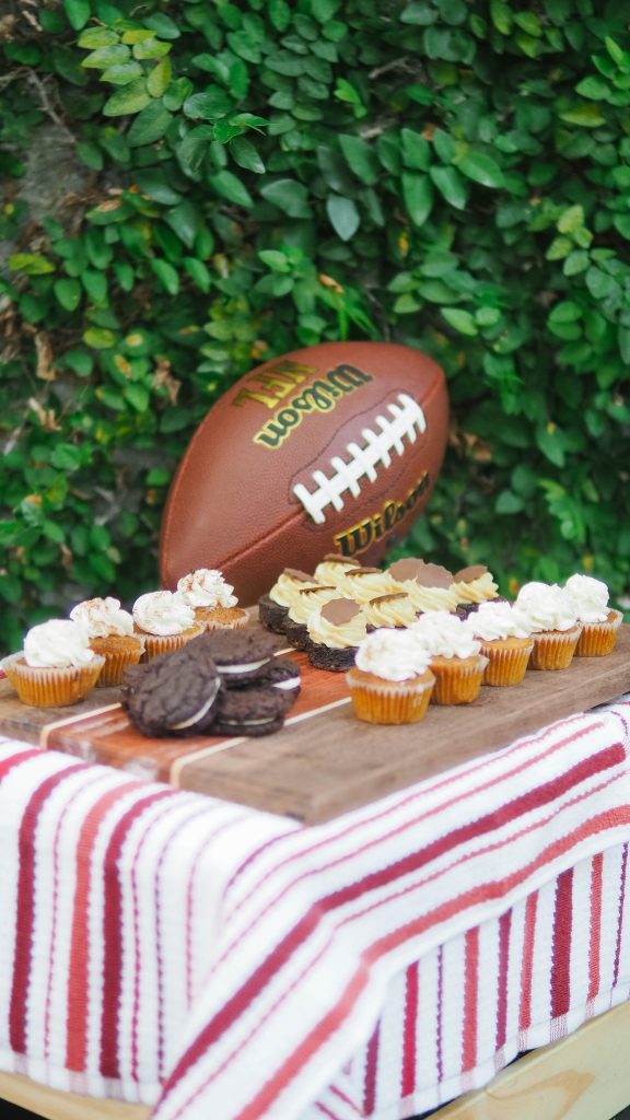 carolina gamecocks tailgate themed party // charleston fashion lifestyle blogger dannon k collard hammy catering beer tower high life miller birthday cake